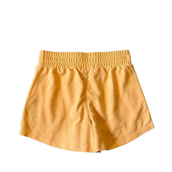 Adidas Women's French Terry Wide Band Athletic Cotton Blend Shorts Orange XL NWT - Picture 4 of 8